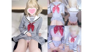 🩷 【aliceholic13】 Cosplay de uniforme escolar cosplay Fair cosplayer petite skinned pegou na rua e