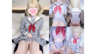🩷 【Aliceholic13】 Mundurek szkolny Cosplay Fair-Skinned Drobny Cosplayer zgarnięty na ulicy i pieprzony