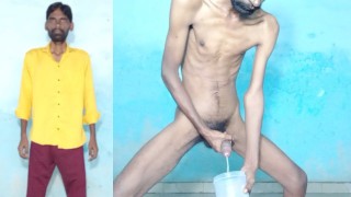 Rajesh Playboy 993 用大屌自慰，打屁股，在罐子里射精