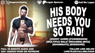 [EROTIC AUDIO] Ghost Possesses Your Roommate Again And Breeds You With His Cock [HARD FUCKING] [M4A]