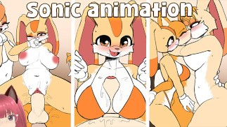 Tails šuká Cream's, dokud neotěhotní trio de Sonic (animace Burgerkiss) - Jazziuu