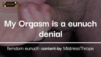 Eunuch uwielbia Mistress dupę