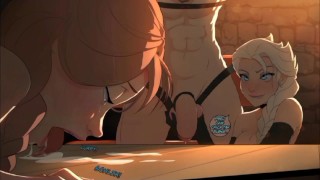 アナと雪の女王コミックアナルディズニーエルザ