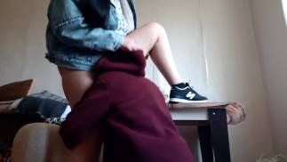 I got fucked in the mouth by a stranger biker - Lesbian_illusion