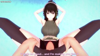 POV Хентай Футджоб от M4a1 от Girls Frontline