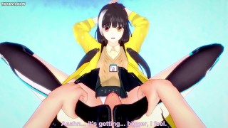 POV Хентай Footjob от R0635 от Girls Frontline