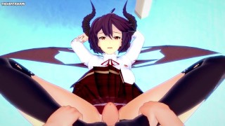 POV Hentai Footjob from Grea Regnis from Granblue Fantasy