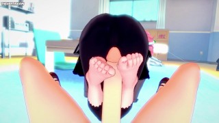 POV Hentai Footjob de Yggdrasil de Granblue Fantasy