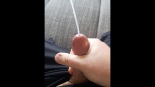 Daddy moans and jerks off his cock while thinking about your pussy and cums big