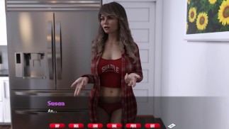 Naughty Neighbor - V0.53 - Ax s’embrasse Susan devant Libby, Penny, Sally et Adam