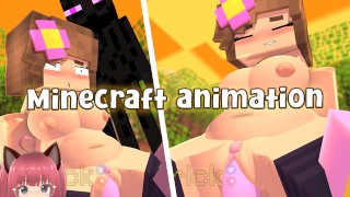 Mijn stiefzus hoer in Minecraft Ik vul haar baarmoeder met mijn sperma (Pearick animatie) - Jazziuu
