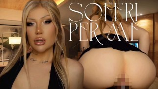 Soffri per me - Cuckold - Cornuto - JOI - Bionda - culo grosso - dildo masturbazione