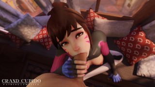 [Compilation] Widowmaker Anal Doggy Style with D.va Loving Gentle Blowjob [Grand Cupido] [Overwatch]