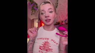 Teased And Fucked Herself With A Big Dildo