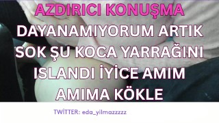 DAYANAMIYORUM ARTIK-SOK ŞU KOCA YARRAĞINI-DİRTY TALK-TURK MİLF-TURK PORNO-TURK İFŞA-İFŞA