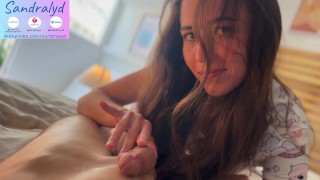 西班牙小可爱给我一个早上口活 - 自制的 POV