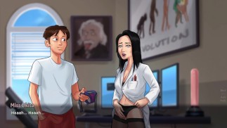 NAUCZYCIELKA PRZEDMIOTÓW ŚCISŁYCH MISS OKITA Ep02 - Summertime Saga Nowa Wersja Cookie słoiku Sex Animation Odc. 15