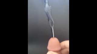 Slow Motion Big Cumshot Close Up For Cum Lovers. Comment if you like it.