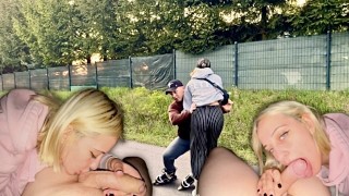 Dziewczyna poznana na rolkach obciąga mi kutasa i bierze wytrysk do ust - POLSKIE DIALOGI