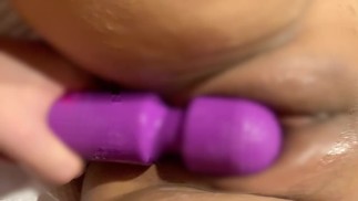 【個人撮影】電マを突っ込んで子宮ダイレクトにポルチオ責め連続絶頂させる