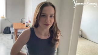 Молодой горячей студентки нечем было заплатить за квартиру, поэтому она позволила трахнуть ее