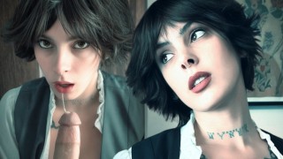 Alice Cummin predijo sus labios alrededor de tu polla y se traga cada gota de ella