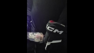 ホッケージョックはフレッシュライトをファック-短縮(CUMSHOT)