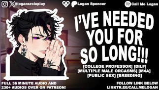 [DILF AUDIO] Soft Flirting Turns Into Rough Feral Fucking With Your Aussie College Professor [M4A]