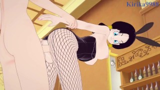 Videl (Bunny Girl) and I have intense sex in the casino. - Dragon Ball Hentai