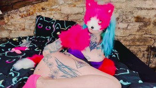 FURRY COSPLAY pussy PLAY🥰💙