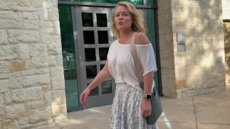 Public See Through Bouncing Boobs and Visible Nipples and Areolas