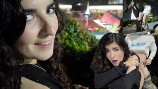«Don Get Caught» Public Iraian Teen First Date Sneaky Suck & Fuck Creampie