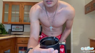 Big Dick Guy gosta de café com esperma Cream☕🔥🍆
