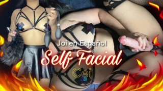 EL MEJOR JOI SELF FACIAL | Cei en español | Comete tu semen con mis instrucciones | Astarioth