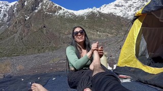 FULL VIDEO - SEX VLOG - a Camping Day OUTDOOR