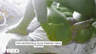 PARODY COSPLAY THE INCREDIBLE HULK HUGE COCK BIGGEST THICK DICK FUCKING SHEHULK