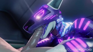 Furry synth kouření a stehna