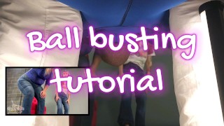 POV ball busting tutorial two views